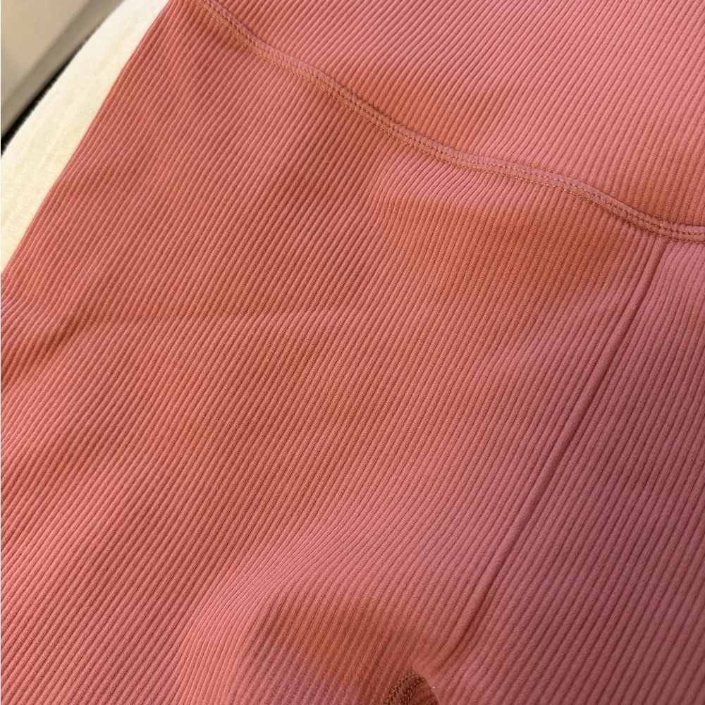 Fabletics Pink High-Waisted Leggings - Picture 6 of 7